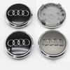 4pz Tappi Centrali Ruota 77mm Per Audi Sline A3 A1 A4 A6 B8 A5 B7 C7 A7 A8 B9 B6 C6 Q2 Emblema Logo Auto Coprimozzo Coprimozzo Cerchione Accessorio Auto