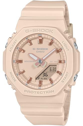 

Casio GMA-P2100 Wristwatch, Minimal Size, One Tone, vezu/pink gold