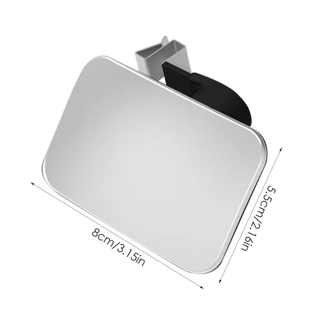 Blind Spot Mirror, Border Sinker Mirror, Side Mirror Blind Spot Stick-on Car Driver and Passenger Side and Rear Seat Jhgf
