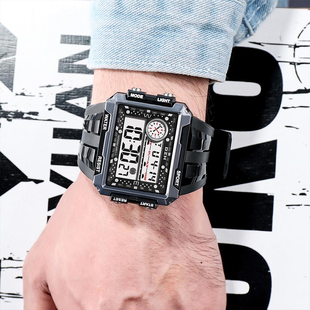 Outdoor Sport Watch Men Luminous Waterproof Watch Screen Electronic Digital Wrist Watch