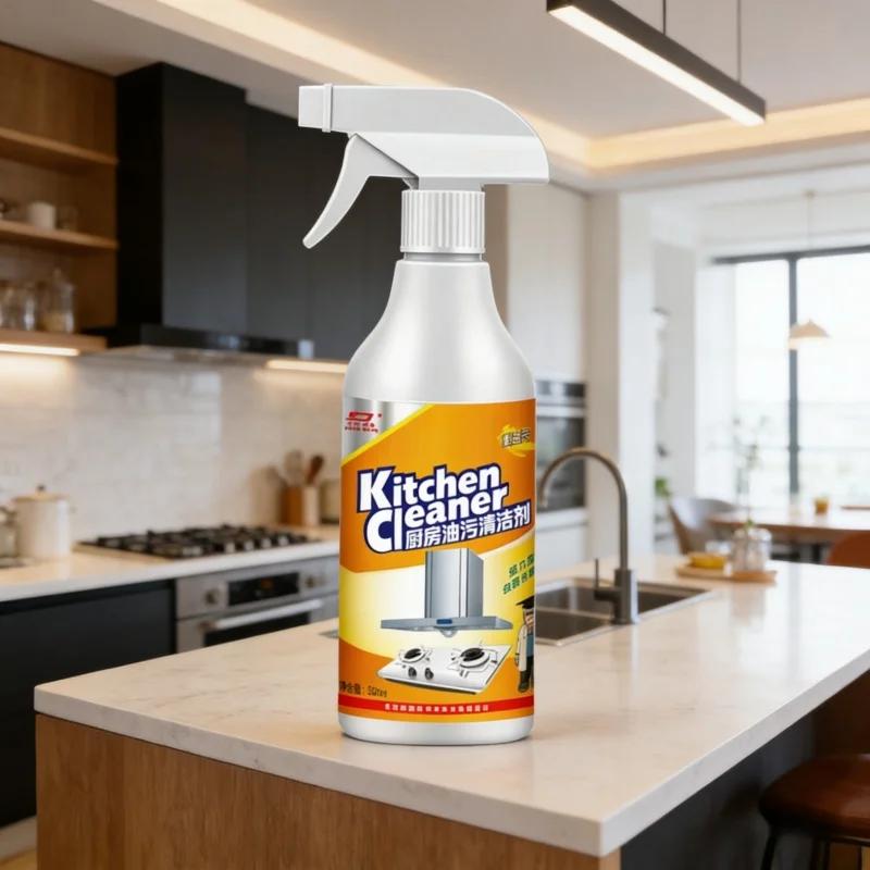 Grills Ovens Cooktop Cleaning Spray Powerful Kitchen Degreaser Heavy Oil Cleaner Oil Stain Remover Home Household Cleaning Agent