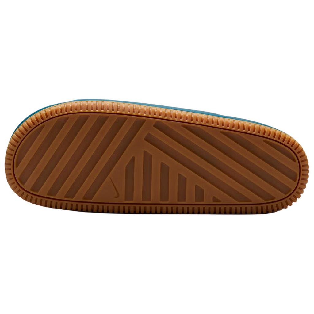 Nike Calm Slide Blue Force Men Sneakers Gum-Medium-Brown FD4116-402