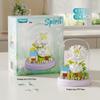 DIY Starry Flower Pot Building Blocks - Creative Toy for Girls