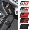 3D autó Alumínium Matrica GR SPORT Logó Jelvény Embléma Autó Ablak Karosszéria Dekoráció Toyota Corolla C-HR RZ RC RS Priushoz Tartozékok