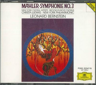 CD LEONARD BERNSTEIN - Mahler: Symphony 3 F00G20347 POLYDOR 1989 Japan Soundtracks & Musicals Used
