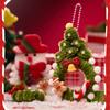 Christmas Pipe Cleaners Set 3D Felt Hanging Charms Christmas Tree Santa Clause Cute Hanging Ornaments for Tree Decorations