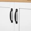 Armadio Dispensa da Cucina con 2 Ante e 2 Ripiani Regolabili 90 x 39,5 x 88 cm
