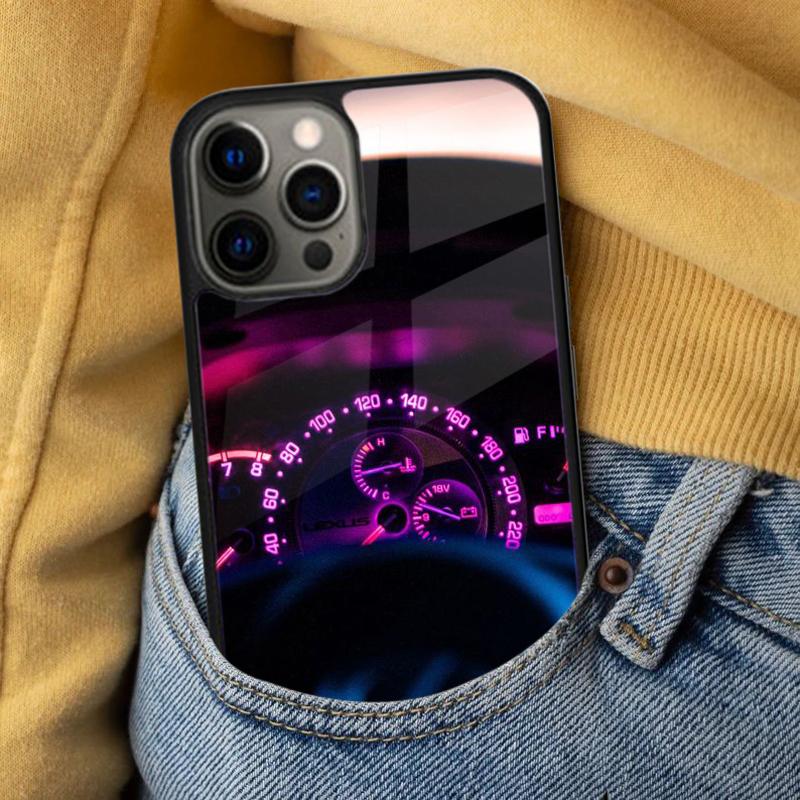 Car Dashboard Graphic Soft Phone Case for iPhone 17 Air 16e Pro Max 15 Pro 13 14 Plus 11 12 MagSafe Magnetic Coque