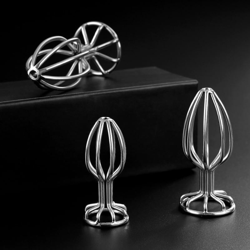 Metal Hollow Anal Plug for Self-Pleasure and Stimulation - Adult Sex Toy