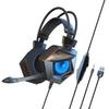 Soyto SY-G15 Wired Headphone High Fidelity Noise Reduction with Cool Breathing Light 3.5mm USB Stereo Gaming Headset for Computer