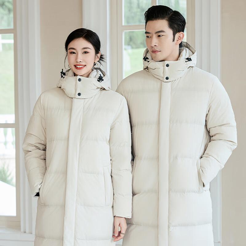 Tremon Unisex Mittellange Daunenjacke mit Kapuze