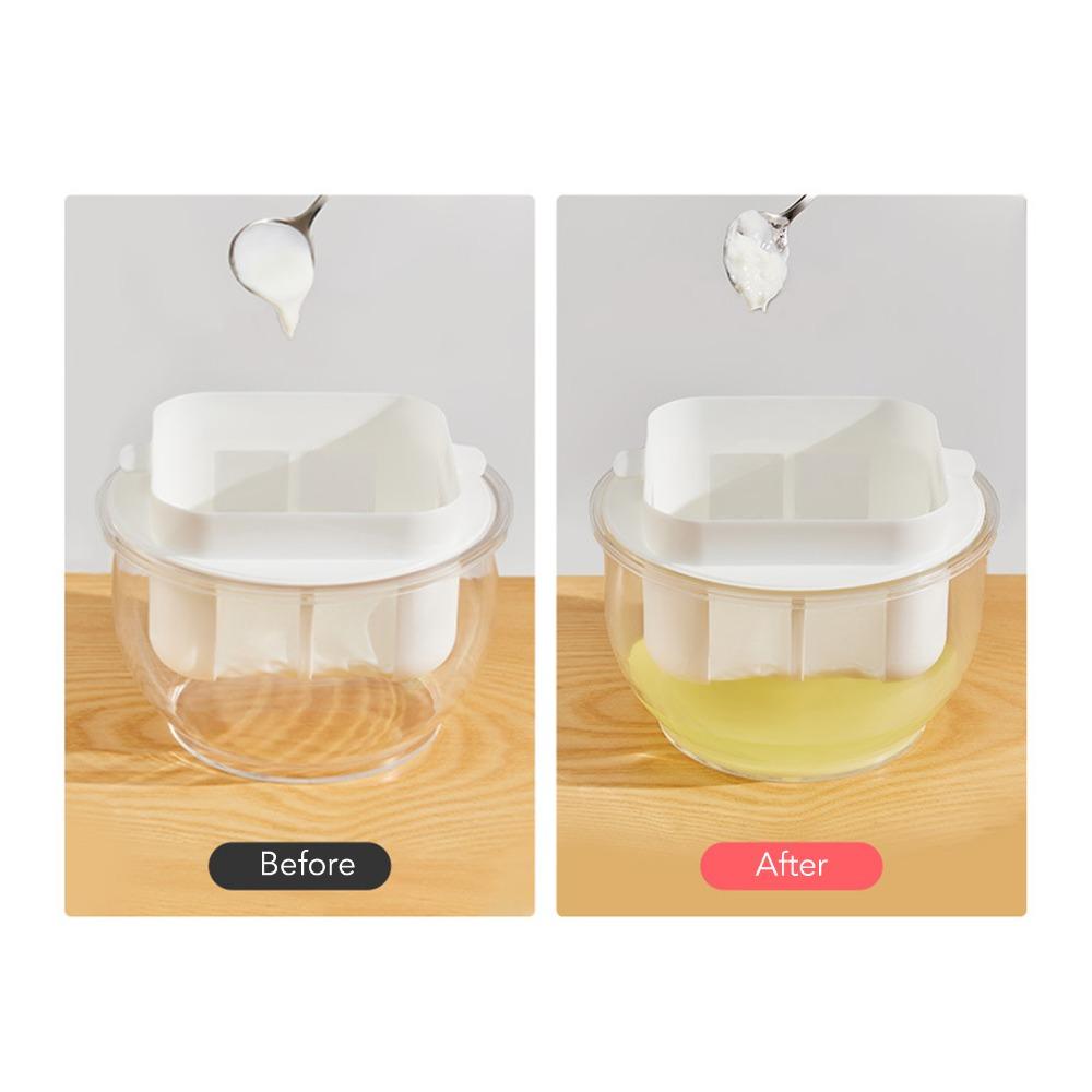 Detachable Yogurt Maker Filter PP PS Stainless Steel Nylon Yogurt Whey Separator  Home Kitchen