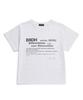 D.XO.H Text Slogan T-Shirt White Melange