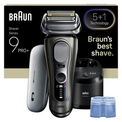 Series 9 Pro+ Electric Shaver Five Synchronized Shaving Elements Black