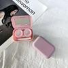 Frosted Macaron Color Contact Lens Double Case