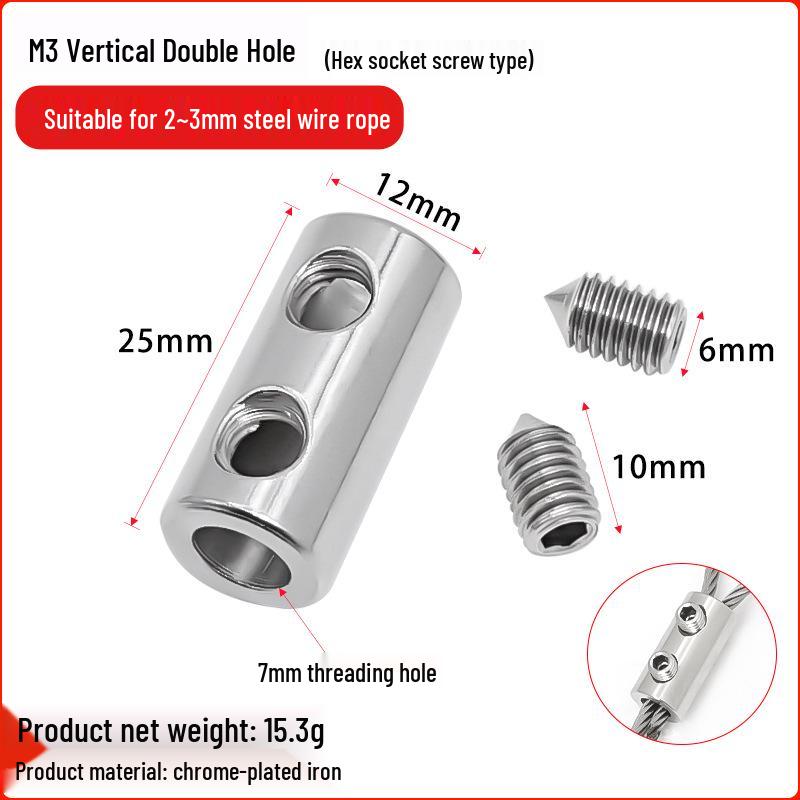 Adjustable Transparent Rubber-Coated Steel Wire Picture Hanging Device with Locking Line and Aluminum Sleeve Safety Rope