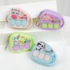 Mini Cartoon Piano Keychain with Voice Recorder Creative Music Box Toy Pendant for Bags Backpacks Novelty Gift for Kids Teens Fun Party Favor Grab