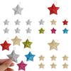 Eye-catching 3d Christmas Star Tree Ornaments Festive Decorations For Xmas Festivities