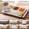 Jijun Commercial Melamine 4-Compartment Serving Tray