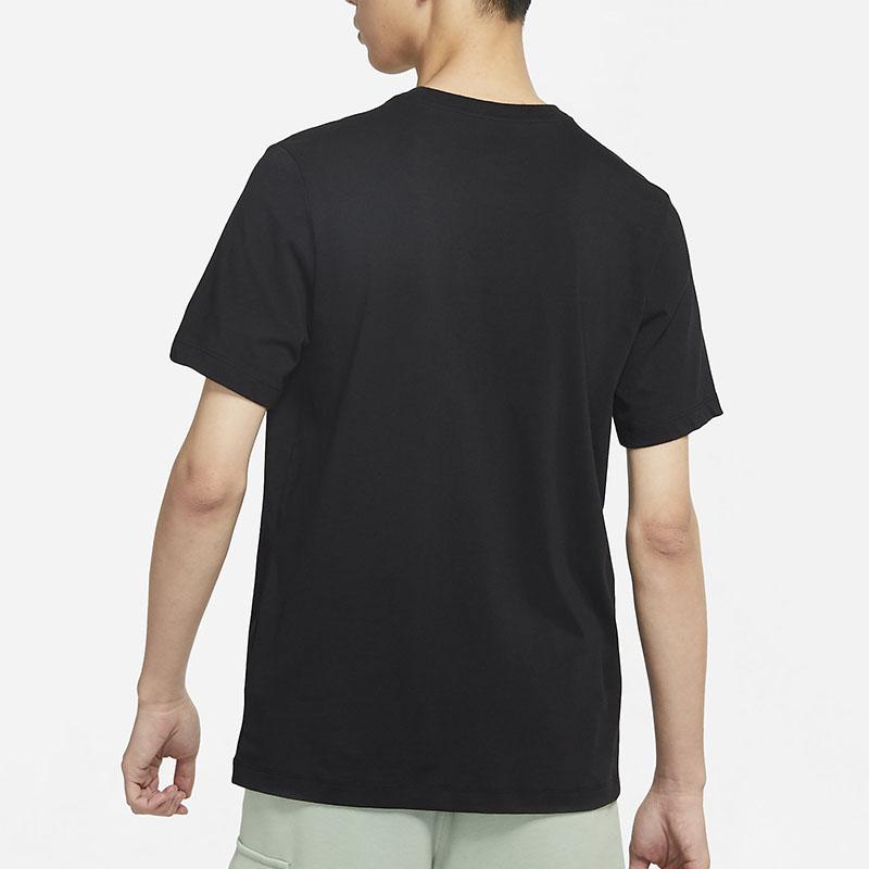 Nike Splatter Print Logo Short Sleeve T-Shirt Men Tops Black DJ5361-010
