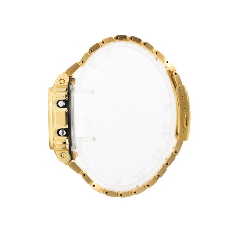 CASIO Customized watch modified series metal positive display electronic movement Steel Strap same style for men and wo DW-5600UBB-JinSe