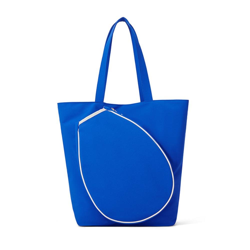 

Multiple Pockets Badminton Bag 2 Rackets Sports Equipment Bag Racket Storage Bag Travel синий