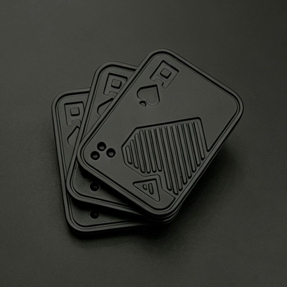 Zinc Zinc Alloy Fidget Slider Toy Metal Finger Spinne Toy Pocket Game Magnetic Fidget Slider Kids Gifts
