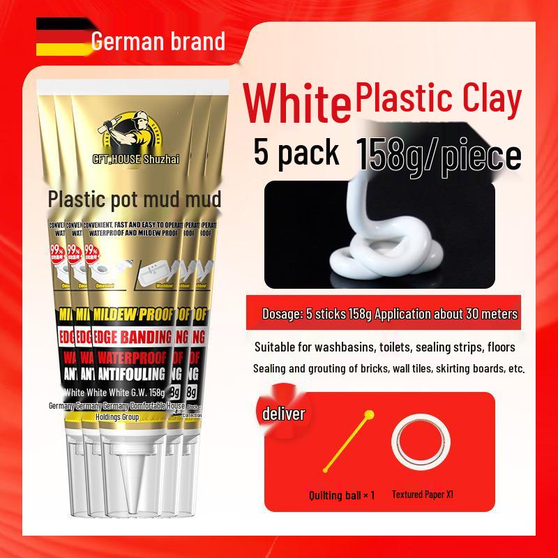 Plastic Steel Waterproof Sealant for Kitchen & Bathroom Gaps