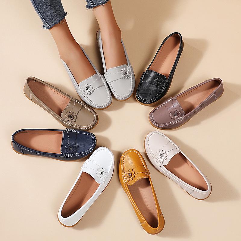 Fashionable Women's Loafers: Versatile Spring & Autumn Bean Shoes