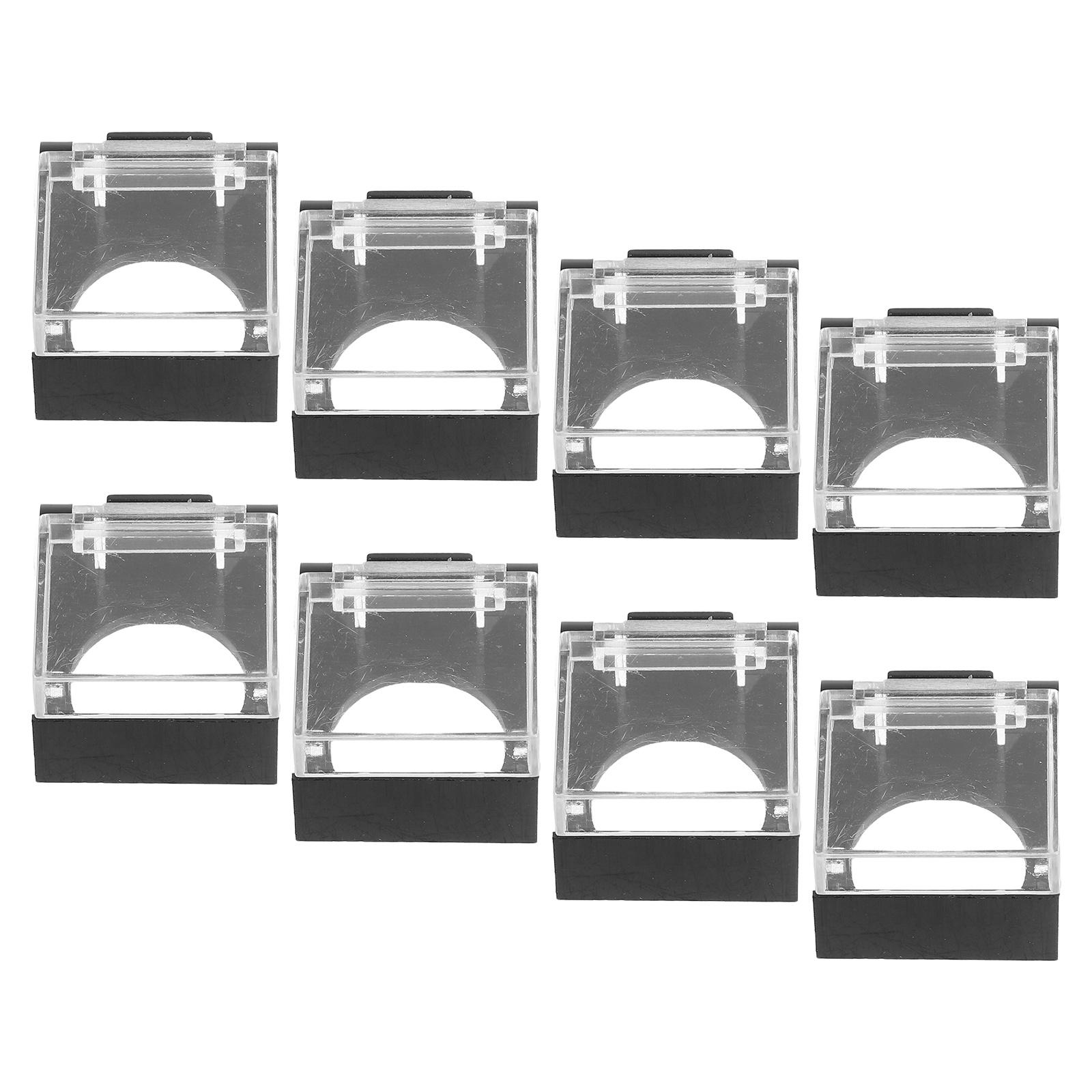 

8Pcs Washer Power Button Switch Cover 16mm Anti-Accidental Touch Safety Guard Modern Design Plastic Protector for Appliances other
