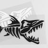 Fish Skeleton Skull funny vinyl car sticker waterproof car decal stickers on car truck bumper rear window