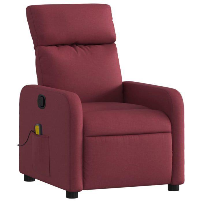 VidaXL Reclining Massage Armchair, Chair with Footrest, Seat with Backrest and Armrests Living Room, Modern, 374177
