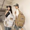 Schoolbag schoolbag junior high school girl student backpack high school student travel backpack large capacity nylon backpack male wholesale