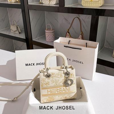 Modna Lekka Luksusowa Haftowana Torba Consort, Jednoramienna Crossbody, Wysokiej Klasy Torebka