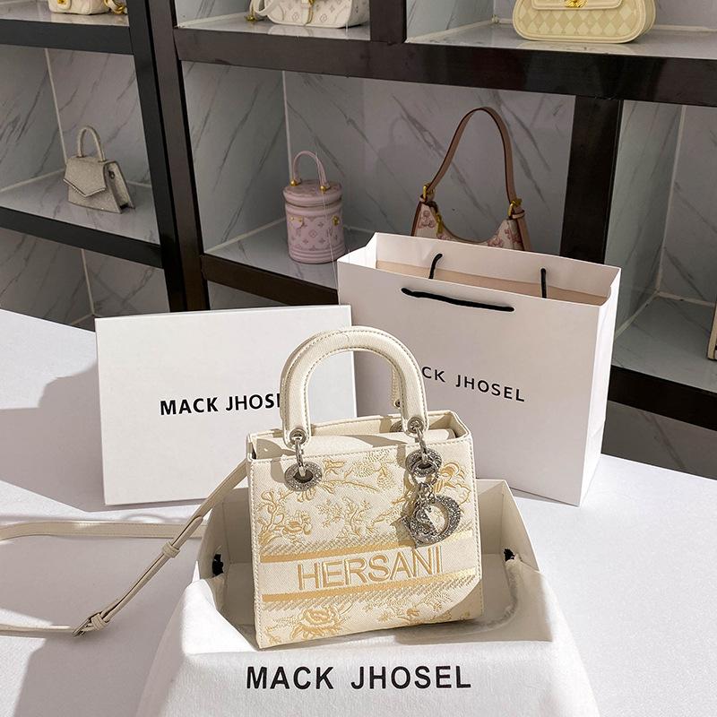 Modische leichte Luxus-Bestickte Konsortentasche, Einzelne Schulter-Crossbody, Hochwertige Handtasche