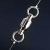 20Pcs Stainless Rolling Swivels Bearing Fishing Swivels Line Connector Barrels Swivels Connectors Fishing Accessory