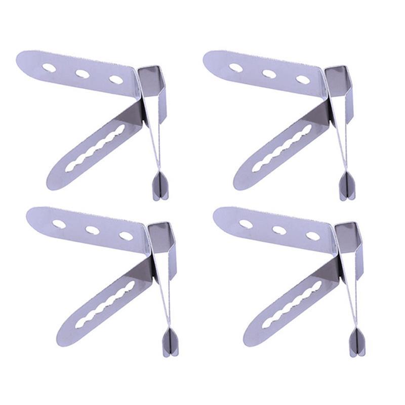 1/2/3/4pcs Nontoxic Probe Clip Holder Food Grade Stainless Steel Thermometer Holder Probe ClipHolder for Measurement Clip Holder 2