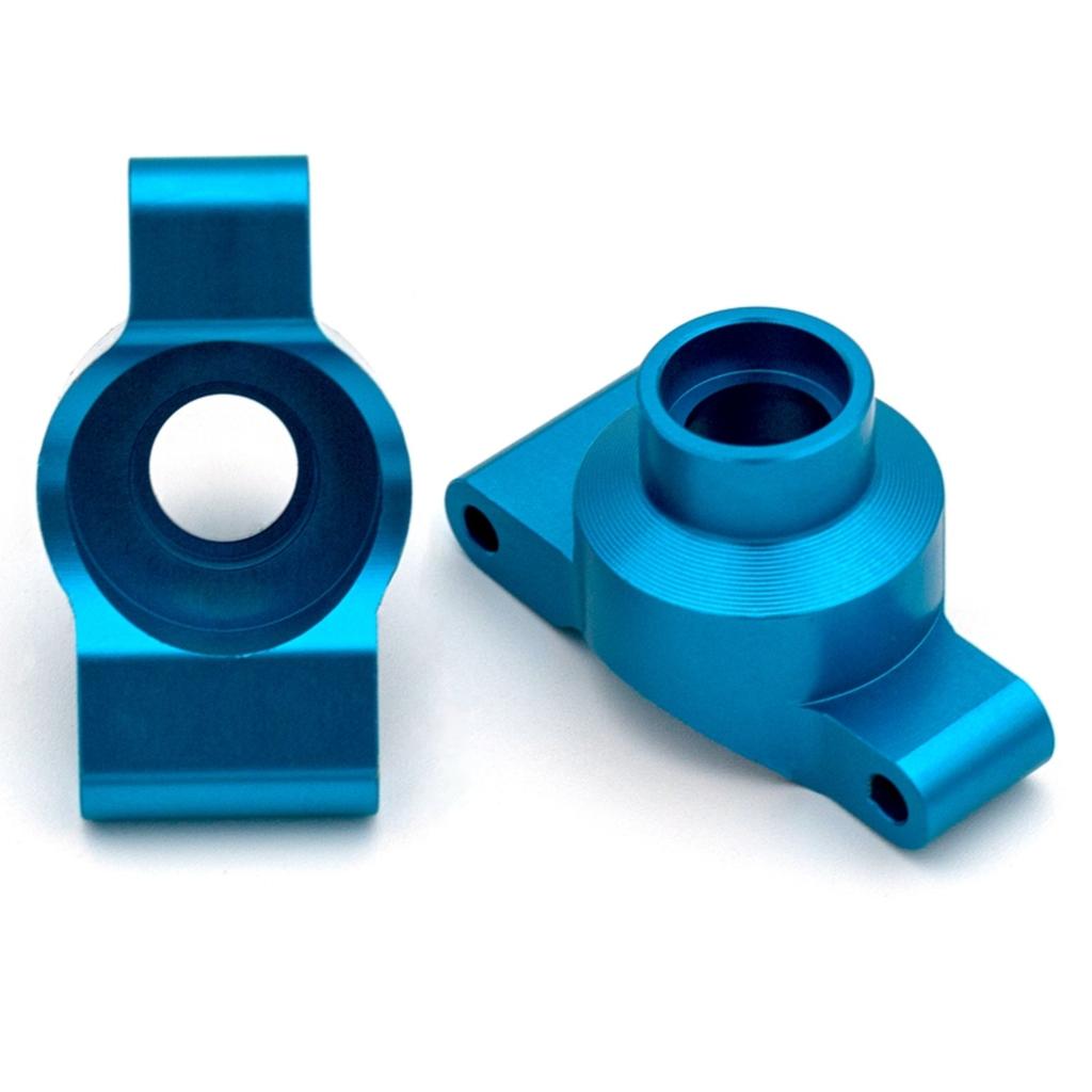 Aluminum Alloy Front & Rr Steering Knuckles Carrier Steering Hub Carriers Upgrade Parts Replacement for   -01  01 1/10 Remote Control Drift Car