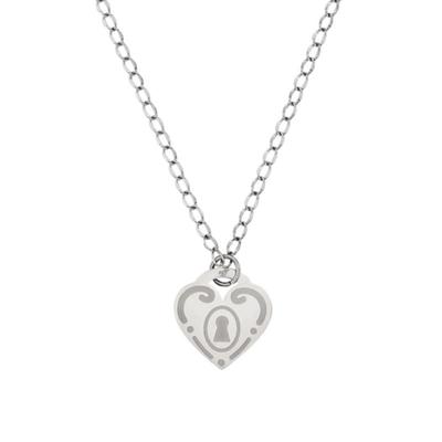 Nff Love Code Necklace-silver