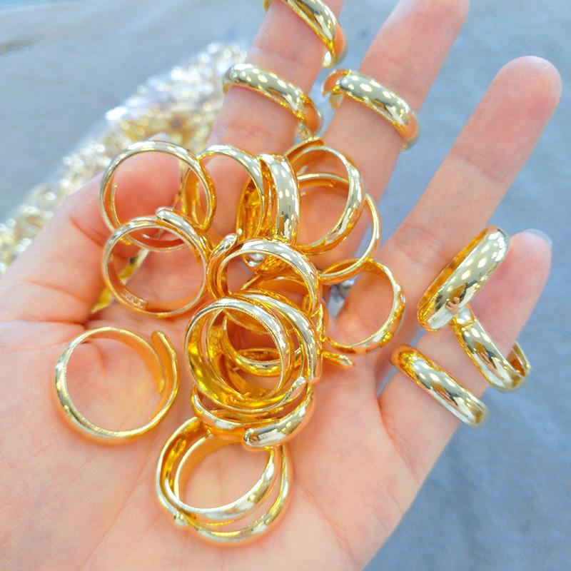 Versatile Minimalist Vietnamese Sand Gold Band Ring Perfect For Couples Unique Accessory Fashion