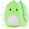 Cute Dinosaur Plush Toy,Cotton Plushies Doll Soft Lumbar Back Cushion Pillow for Home Decoration, Christmas  for Kids (Green) - DSW