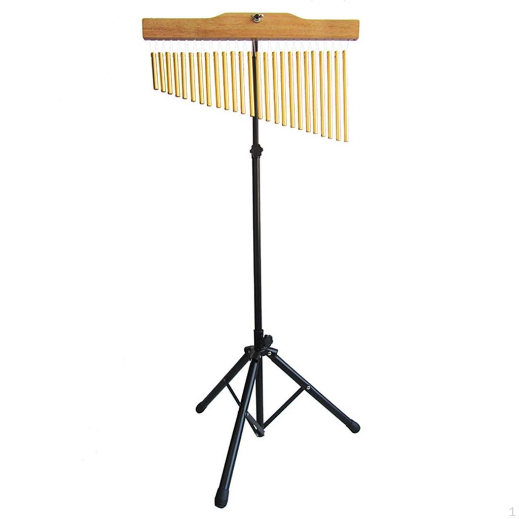 Bar Chimes Stand Wind Chime Stable Sturdy Bracket,Adjustable Height,Musical