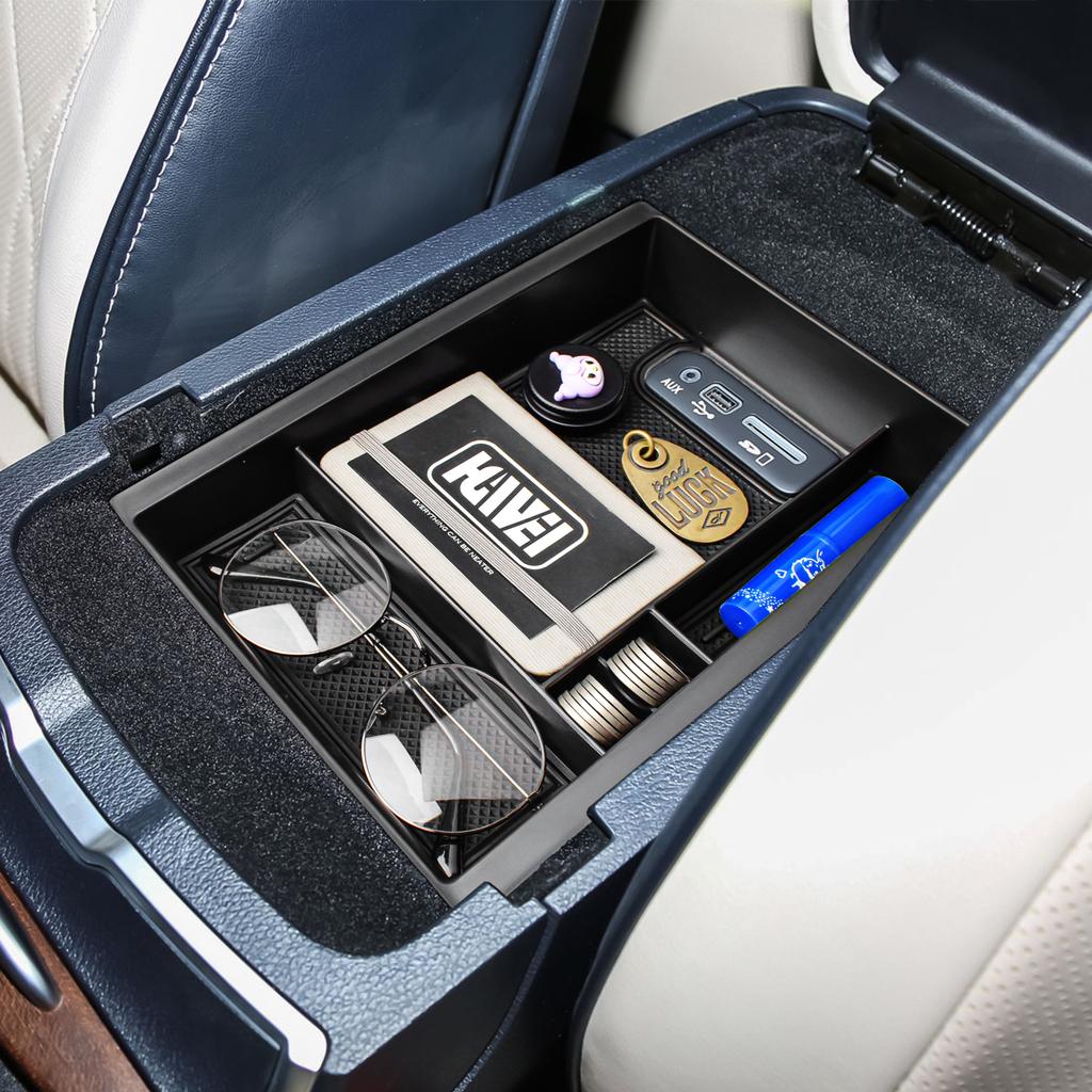 For Dodge Charger/Chrysler 300C 2011-2023 Armrest Storage Box Car Accessories Center Console Organizer Tray ABS Car Storage Box