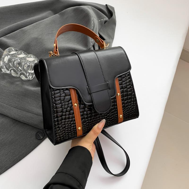 Handbag Simple Fashion Shoulder Bag Simple Messenger Women's Bag 2025 New Model New Casual Fashion Small Square Bag