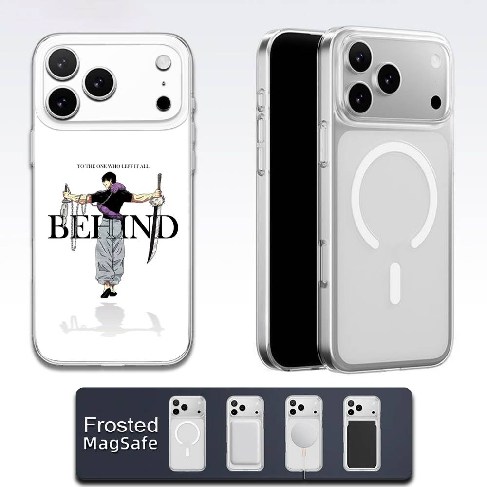 

Toji Fushiguro Phone Case For iPhone 17,16,15,14,13,12,11,Pro,Max,Plus,E,Air,Mini Magsafe Transparent iPhone12