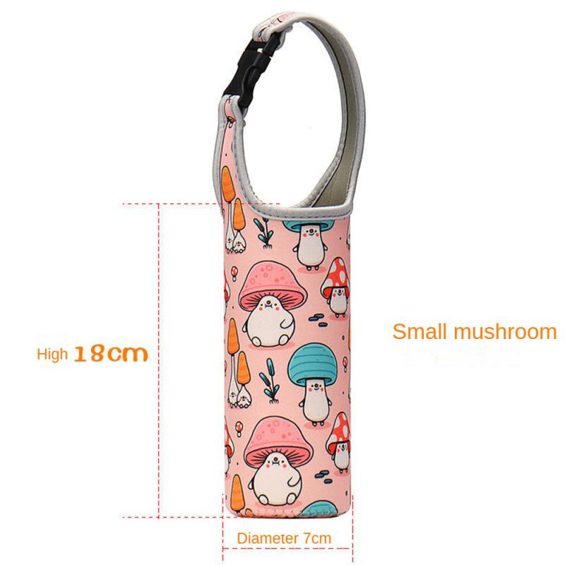 Urijk Water Bottle Case Sleeve Sports Insulation Water Bottle Covers Pouch With Strap Portable Cellphone Holder Bottle Bag