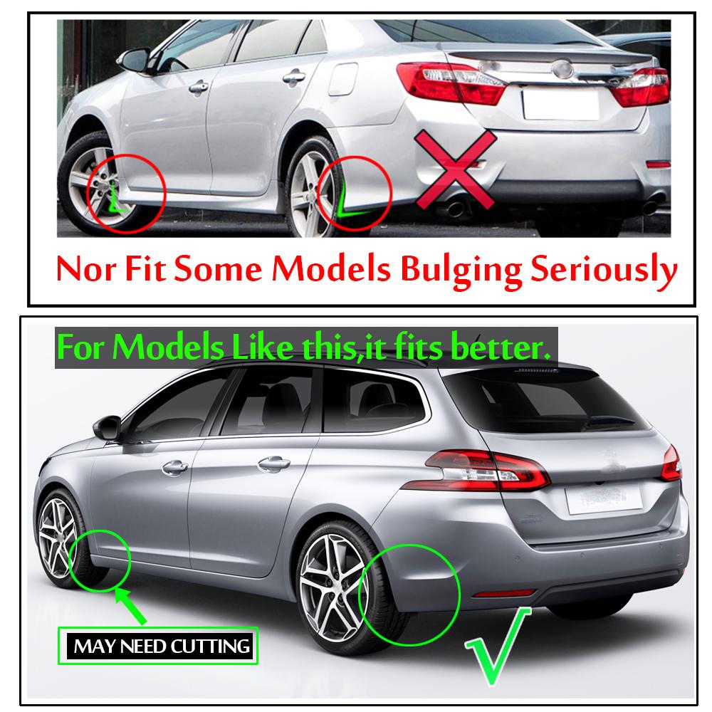 Set Universal Mudflaps Mud Flaps Splash Guards Mudguards For Dacia Dokker Duster Lodgy Logan MCV Sandero Stepway Nova Solenza