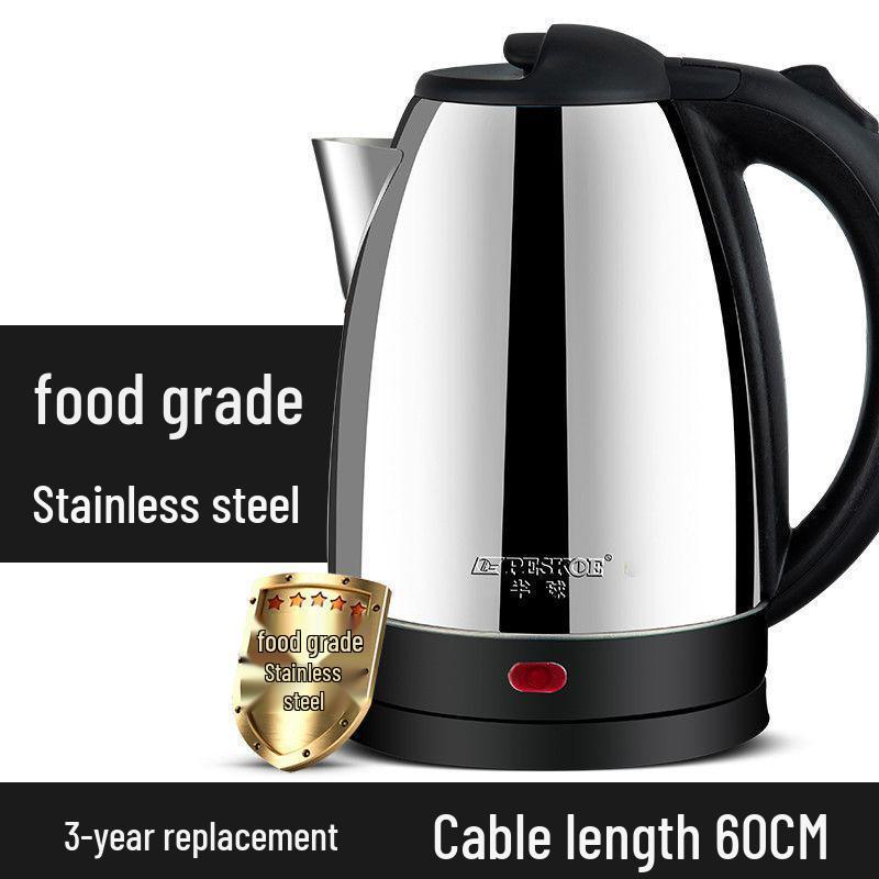 304 Stainless Steel Electric Kettle with Auto Shut-off & Keep Warm Feature