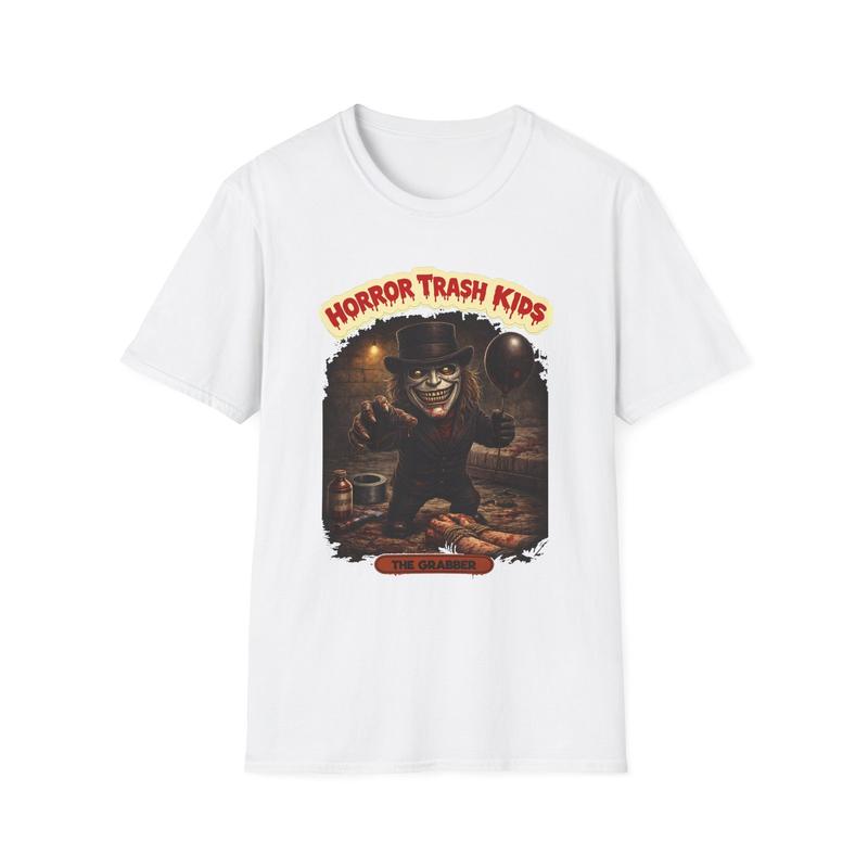 Horror Trash the Grabber - the Black phone Tee | Horror Character Unisex T-Shirt Graphic Tee S