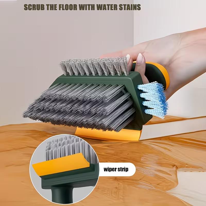2 in 1 Window Cleaning Brush Multifunctional Crevice Brush Floor Brush Bathroom Corner Crevice Toilet Cleaning Brush
